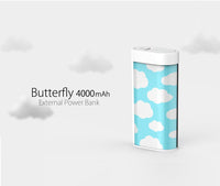 Inserted paper Portable power bank4000mAh