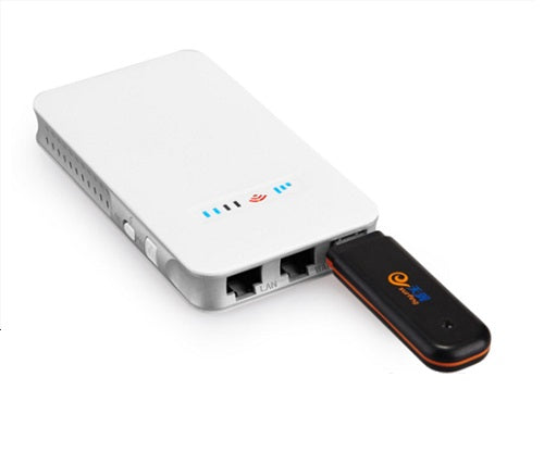 Portable mobile power bank6000mah with wifi router