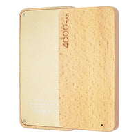 Natural Wooden Power Bank 4000mAh