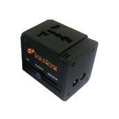 Colorful USB Universal Travel Adaptor (with 1 USB port)