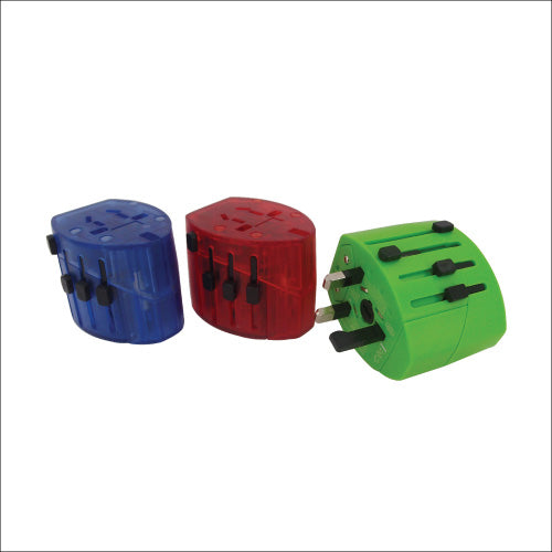 Colorful Universal Travel Adaptor (without USB)