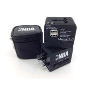Colorful USB Universal Travel Adaptor (with 2 USB port)