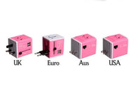 Multi function USB Universal Travel Adaptor (2.1A with 2 USB port) +wifi router