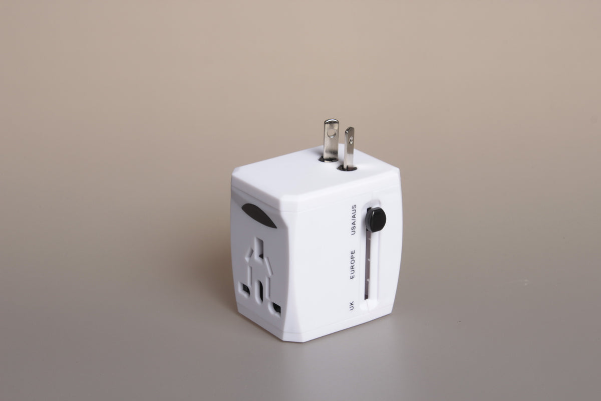 Colorful USB Universal Travel Adaptor (2.5A with 2 USB port)