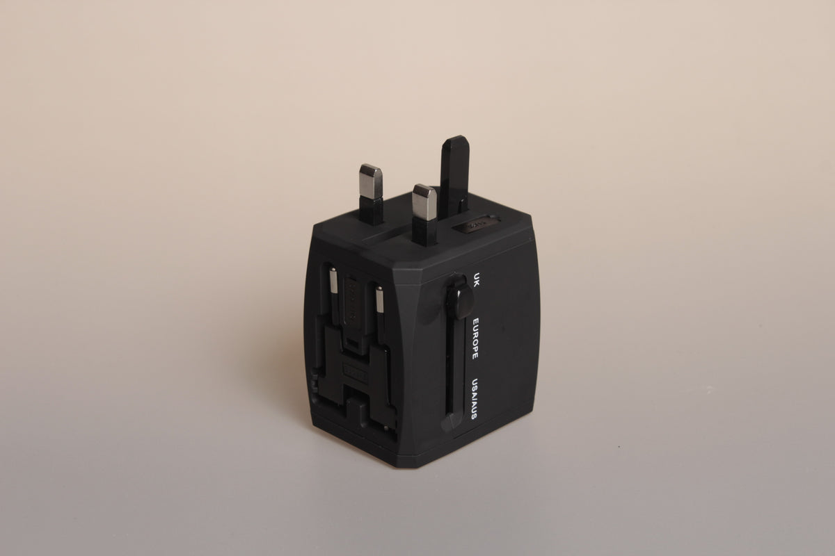 Colorful USB Universal Travel Adaptor (2.5A with 2 USB port)