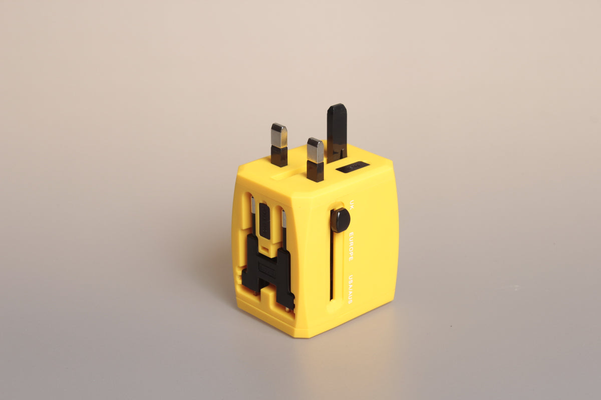 Colorful USB Universal Travel Adaptor (2.5A with 2 USB port)