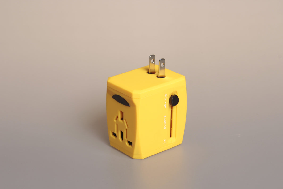 Colorful USB Universal Travel Adaptor (2.5A with 2 USB port)