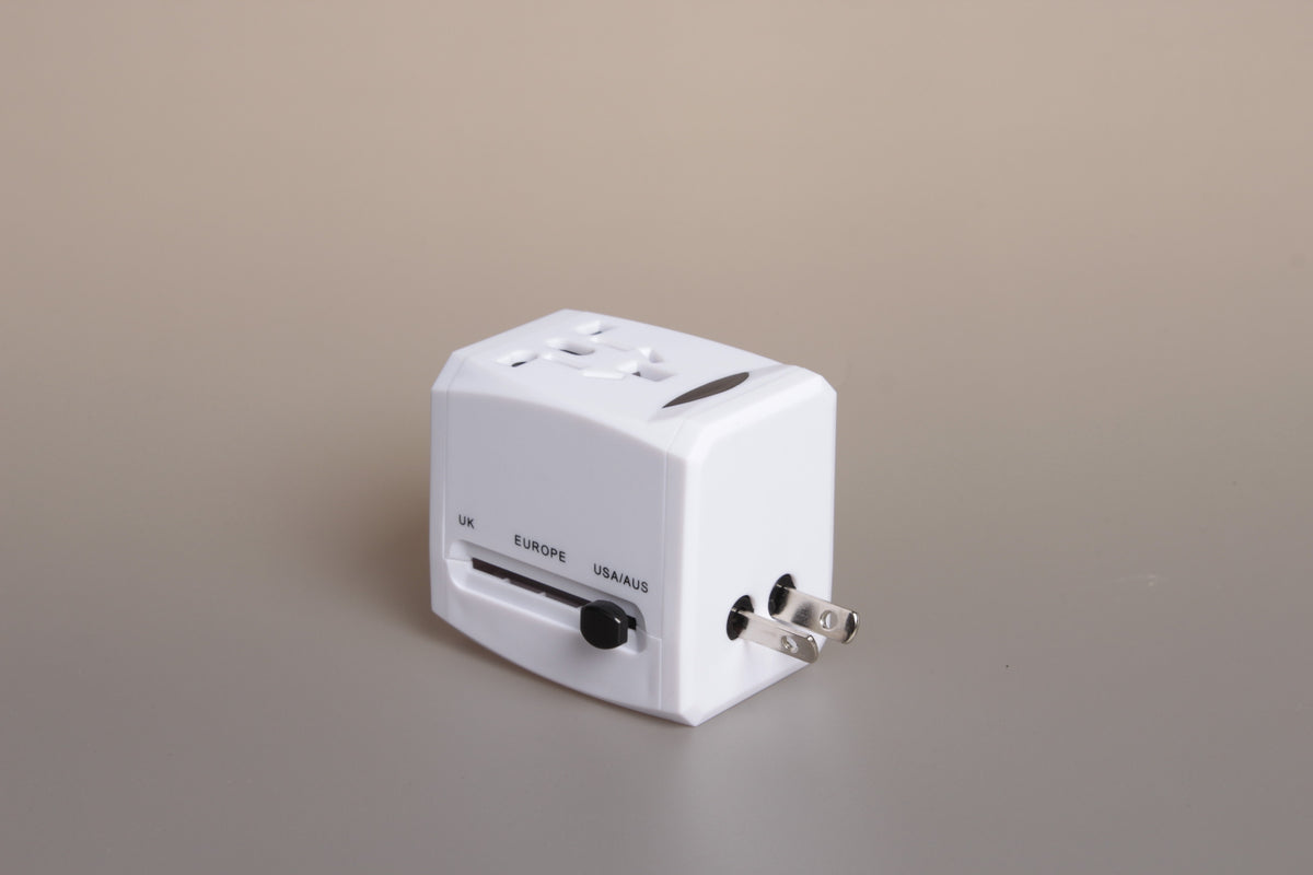 Colorful USB Universal Travel Adaptor (2.5A with 2 USB port)
