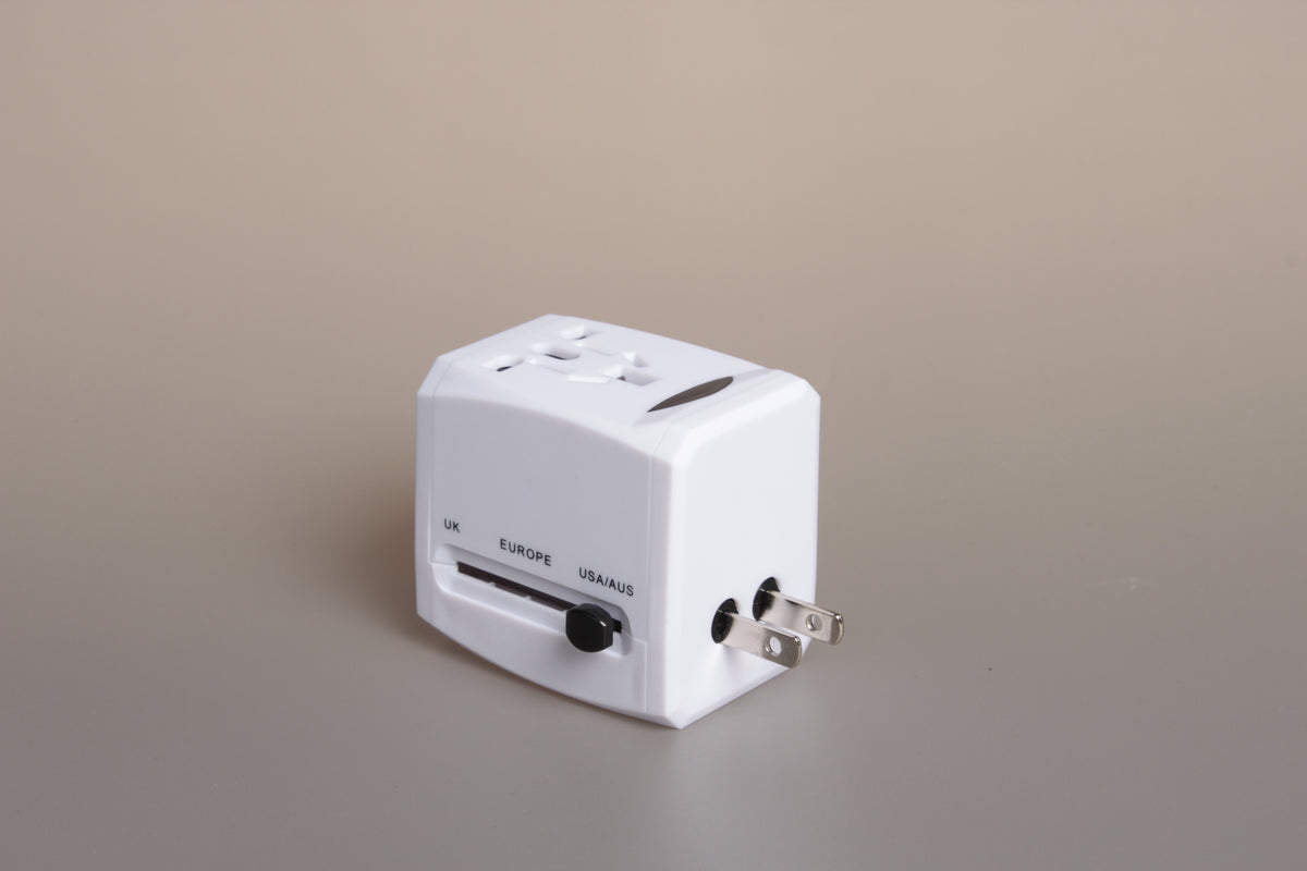 Colorful USB Universal Travel Adaptor (2.5A with 2 USB port)