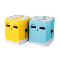 Travel Adapter Built-in 2.1A Dual USB Ports