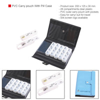 PVC Carry pouch With Pill Case