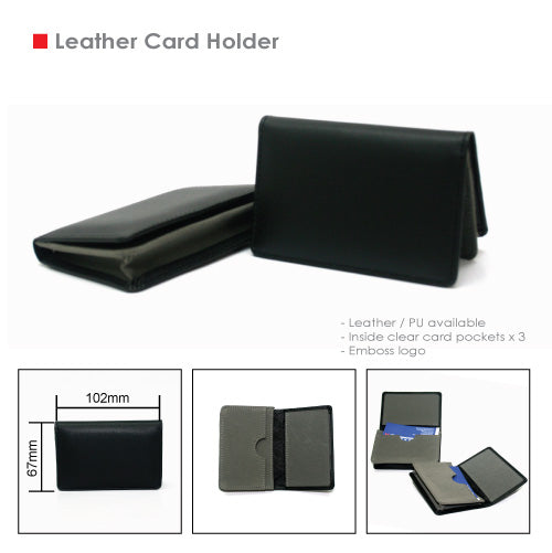 Leather card holder