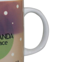 Color changing ceramic mug coffee cup