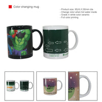 Color changing ceramic mug coffee cup