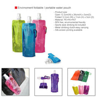 Envirnoment foldable / portable water pouch