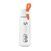 JUST LIFE portable glass water bottle 490ML