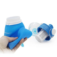 Collapsible water bottle with filter 750ml