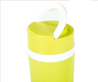 Plastic advertising coffee cup 450ml(glass core)