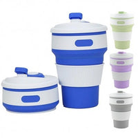 Foldable Portable Silicone Travel Mug 350ml