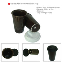 Double Wall Thermal Porcelain Mug