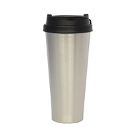 16Oz Double wall Stainless Steel mug with silicon lid