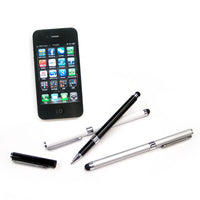 Metal touch pen for smartphone with roller pen