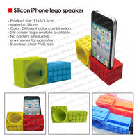 Silicon iPhone lego speaker