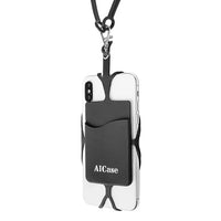 Silicone Phone Wallet With Lanyard