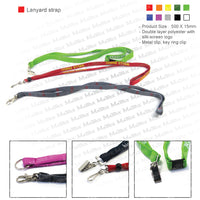 Corporate lanyard strap