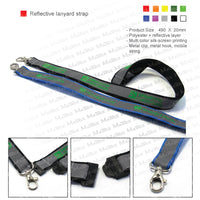 Reflective Corporate lanyard strap