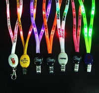 Corporate LED lighted lanyard