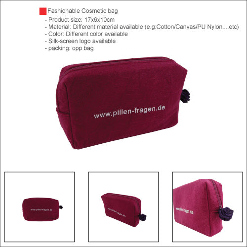 Hand carry cosmetic bag