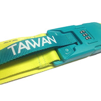 Luggage strap with weight scale