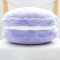 Macaron plush hand warmer cushion