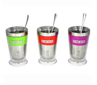 Stainless steel magic squeeze cup -- Slushy maker