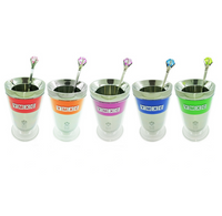 Stainless steel magic squeeze cup -- Slushy maker