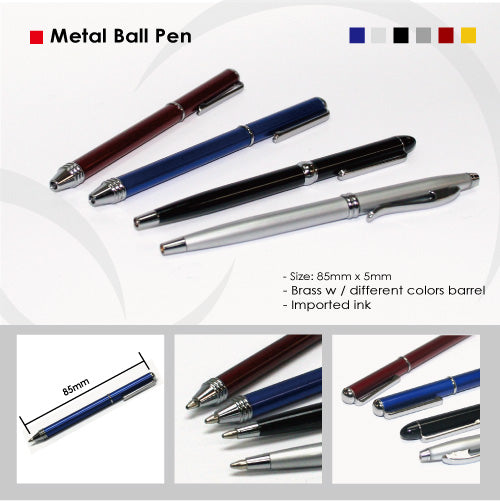 Metal roller pen