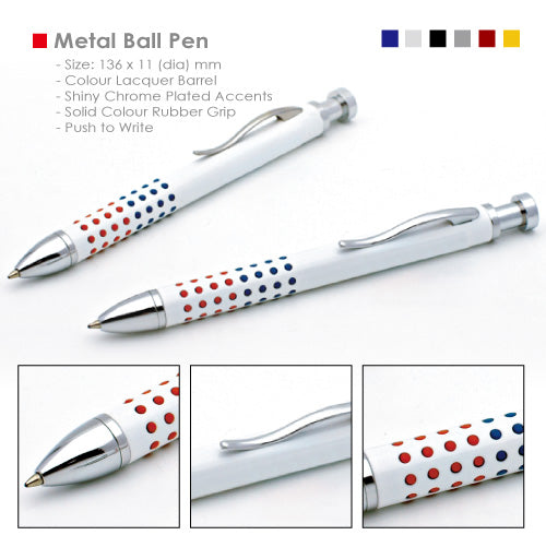 Metal ball pen