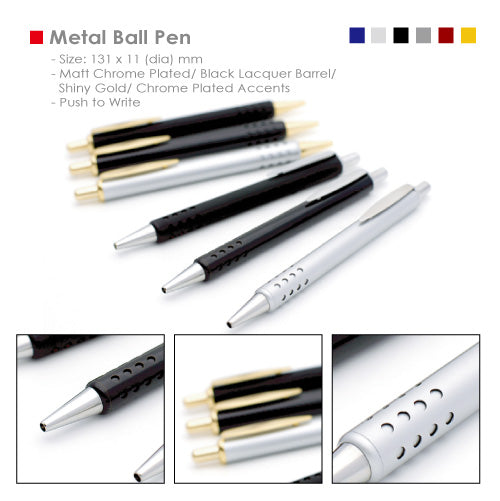 Metal ball pen