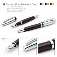 Carbon-fibre fountain pen