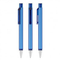 Flat metal pen