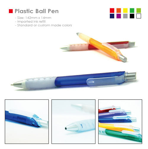 Plastic ball pen