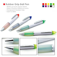 Rubber grip ball pen