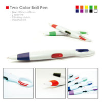 Promotional two colors ball pen