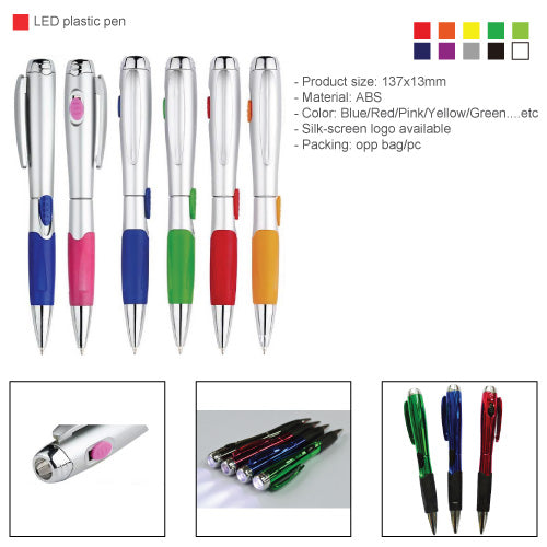 LED plastic pen