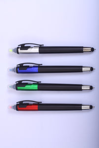 Promotional plastic TOUCH pen with highlighter