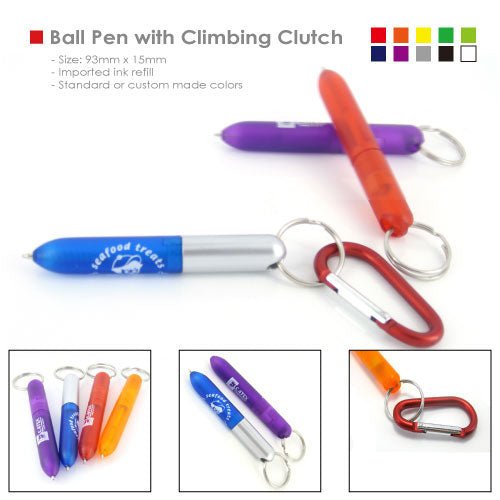 Ball Pen with Climbing Clutch