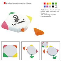 4 colors florescent pen/highlighter