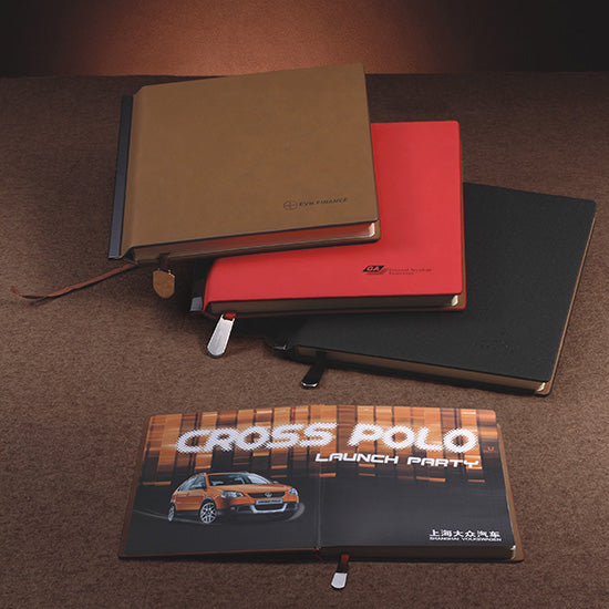 PU Hard Cover Perfect Binding Notebook