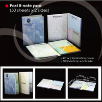 Post it note pad (open style)